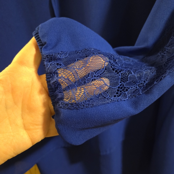 Worthington Blue Blouse - Picture 6 of 8